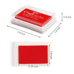 15-Color Craft Ink Pad Set – Multi-Surface Quick-Dry Stamp Ink for Paper, Fabric & Wood