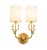 Brass Deer Head Wall Light - NexioPick