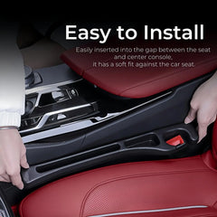 Car Seat Gap Filler 2-Pack – Keep Your Car Neat & Organized with Built-in Phone & Cup Holder