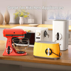 Cord Organizer for Kitchen Appliances – Adhesive Cord Wrap Holder for Pressure Cooker, Coffee Maker, Air Fryer and Blender