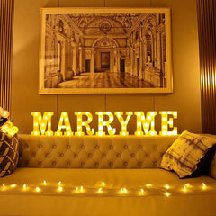 Customizable LED Marquee Letters & Numbers – Light-Up Signs for Birthdays, Weddings & Events