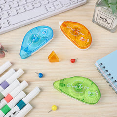 Double-Sided Tape Rollers – 12-Pack Mess-Free Adhesive for Scrapbooking & Crafts