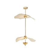Envolee Double Biscuit Pendant Light