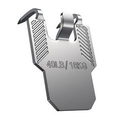 20-Pack Heavy Duty Picture Hangers – 40 lbs Max Load, No-Nail Claw Hooks for Drywall & Plaster Walls