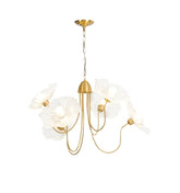 Lotus Leaf Glass Chandelier - NexioPick