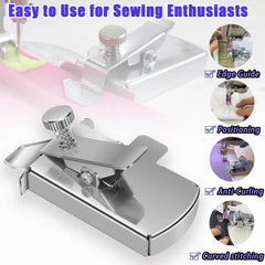 Magnetic Seam Guide – Universal Sewing Machine Guide for Precision Stitching & Hemming