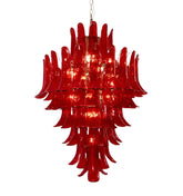 Murano Crimson Cascade Chandelier - NexioPick