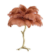 Ostrich Feather Table Lamp - NexioPick