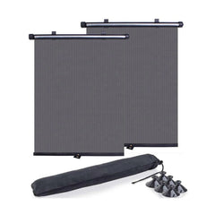 Retractable Car Window Shades – 2-Pack UV Protection & Heat Blocking Sunshades for Baby & Pet Safety