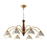 Swedish Modern Brass Chandelier - NexioPick