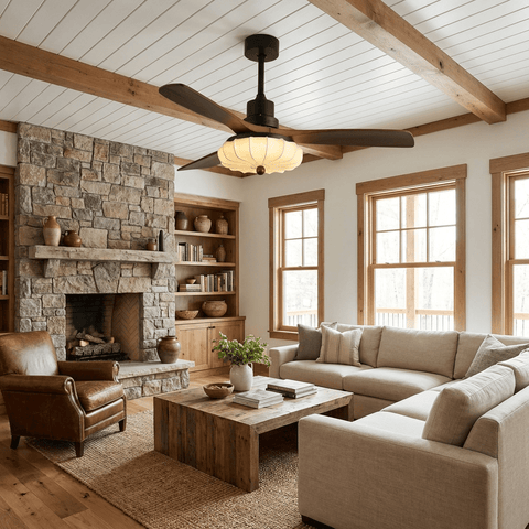 Lotus Bloom Ceiling Fan Light