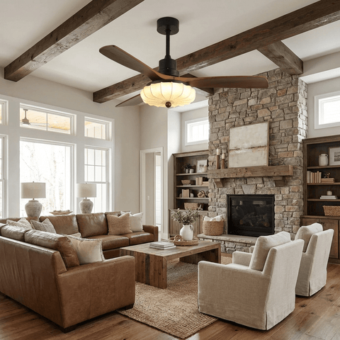 Lotus Bloom Ceiling Fan Light