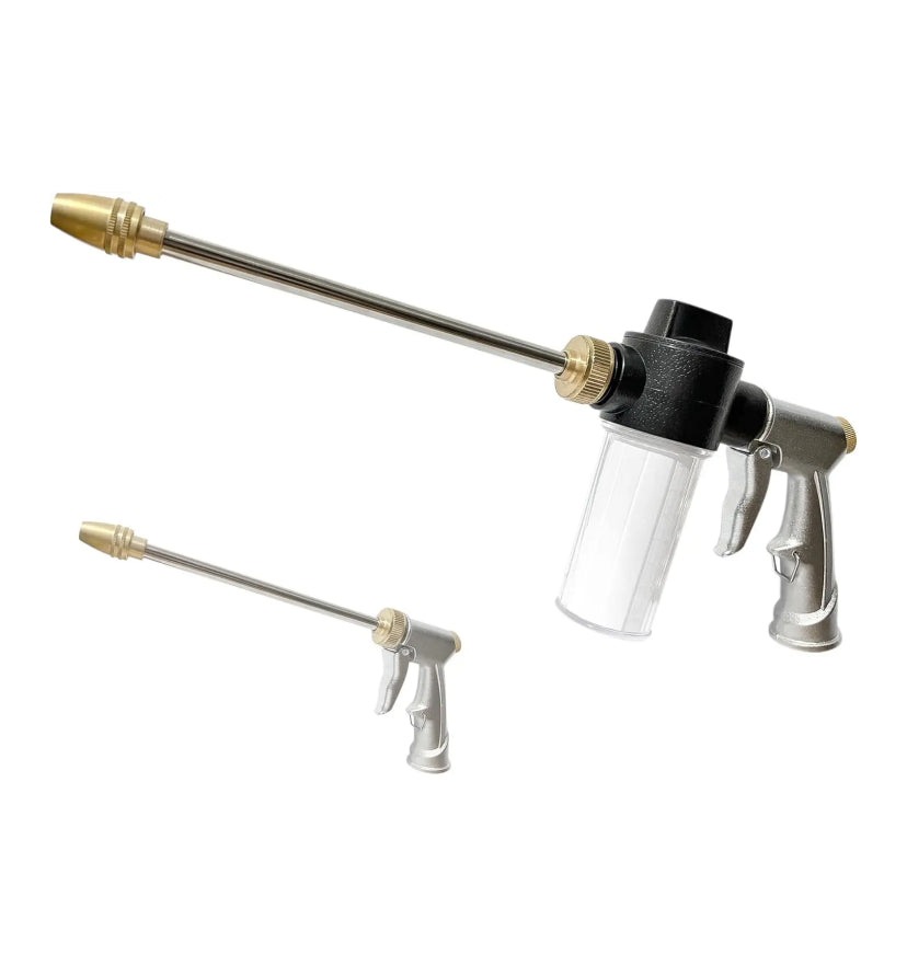 2-in-1 Foam Cannon Sprayer – Adjustable Soap & Water Nozzle with Brass Nozzle