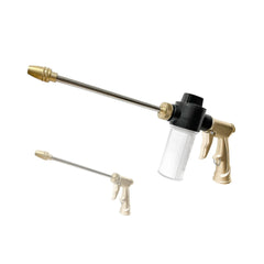 2-in-1 Foam Cannon Sprayer – Adjustable Soap & Water Nozzle with Brass Nozzle