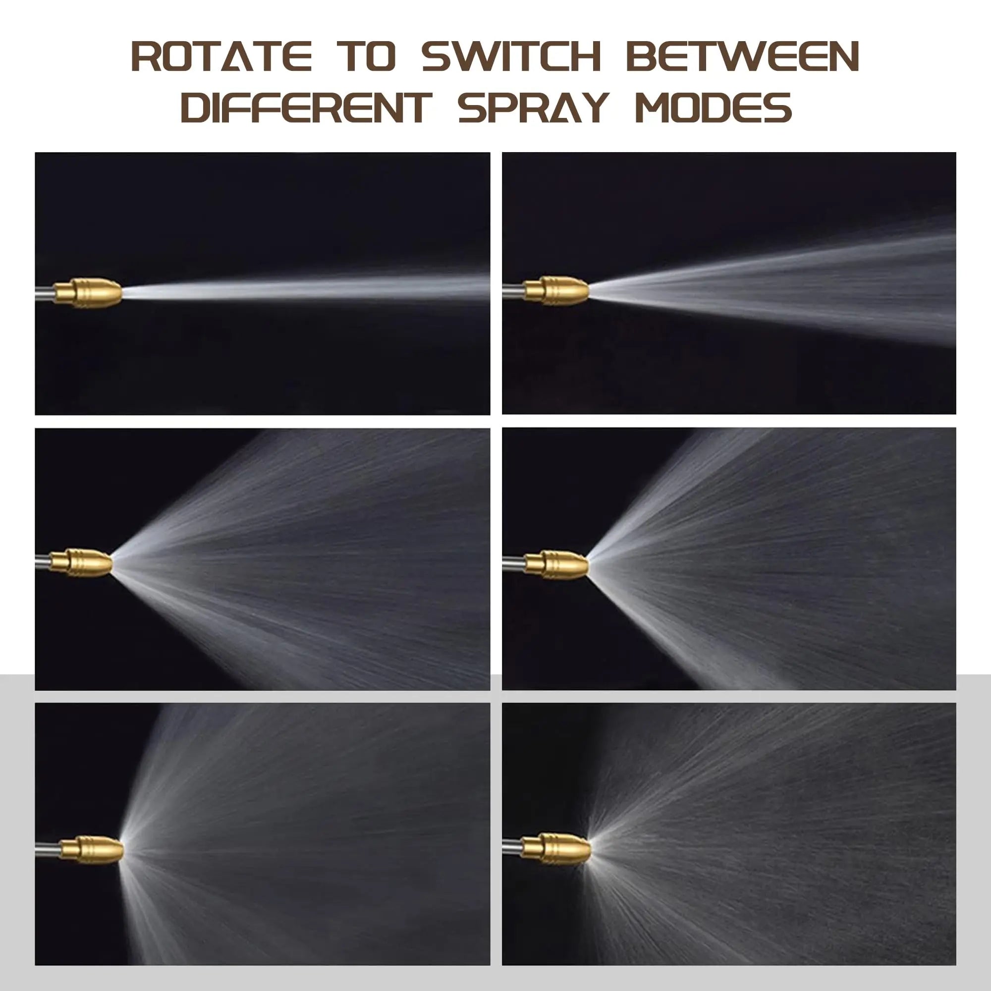 2-in-1 Foam Cannon Sprayer – Adjustable Soap & Water Nozzle with Brass Nozzle