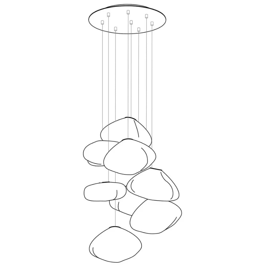 73 Random Glass Pendant Light - NexioPick