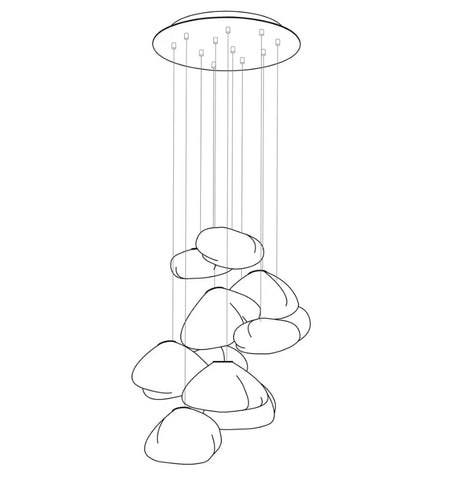 73 Random Glass Pendant Light - NexioPick