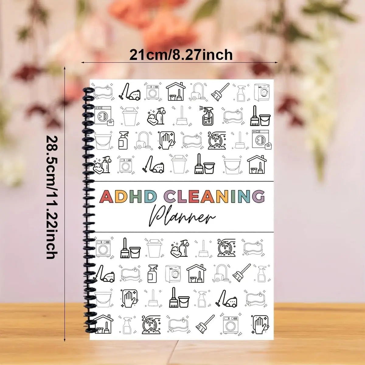 ADHD Cleaning Planner: Daily, Weekly & Monthly Household Cleaning Schedule & Checklist Organizer | Chore Chart for Neurodiverse Minds