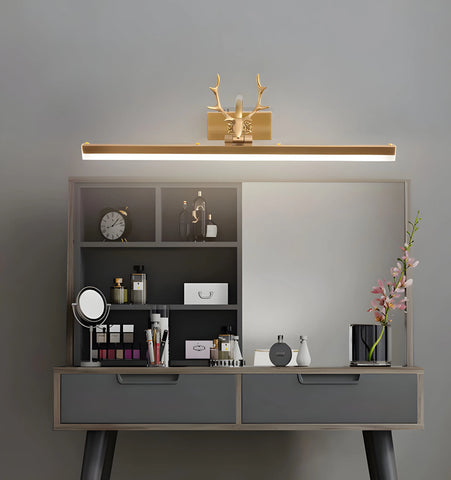 Adelaide Antler Brass Wall Lamp - NexioPick