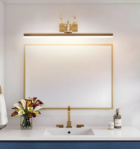 Adelaide Antler Brass Wall Lamp - NexioPick