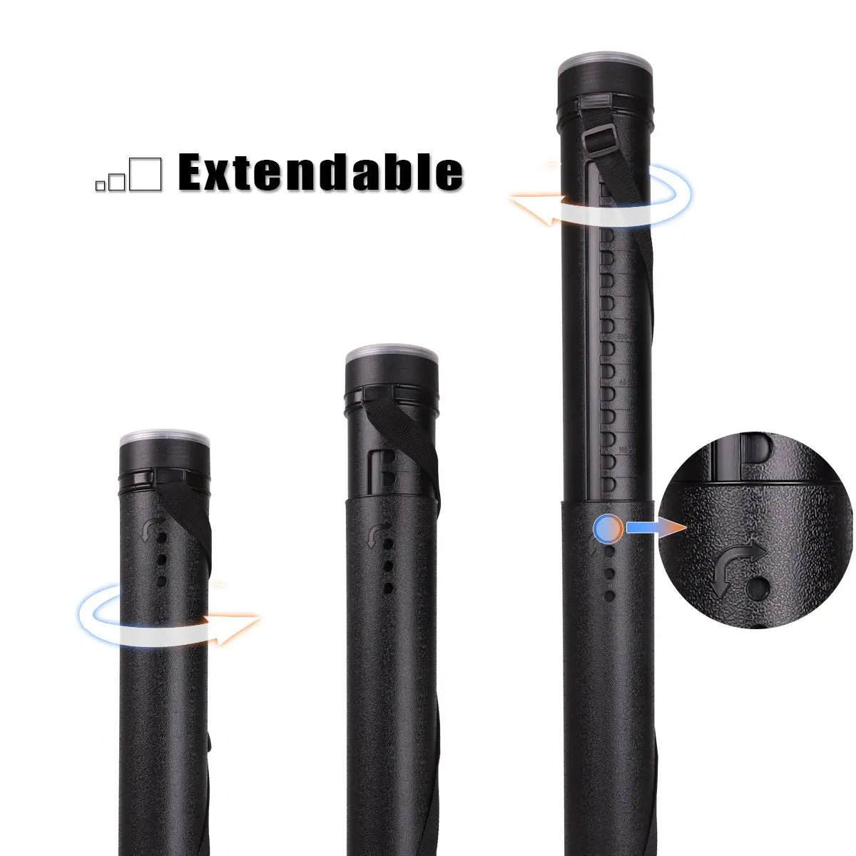 Adjustable Poster Storage Tube – Extendable 24"-40" Protective Carrier for Blueprints, Artwork & Maps