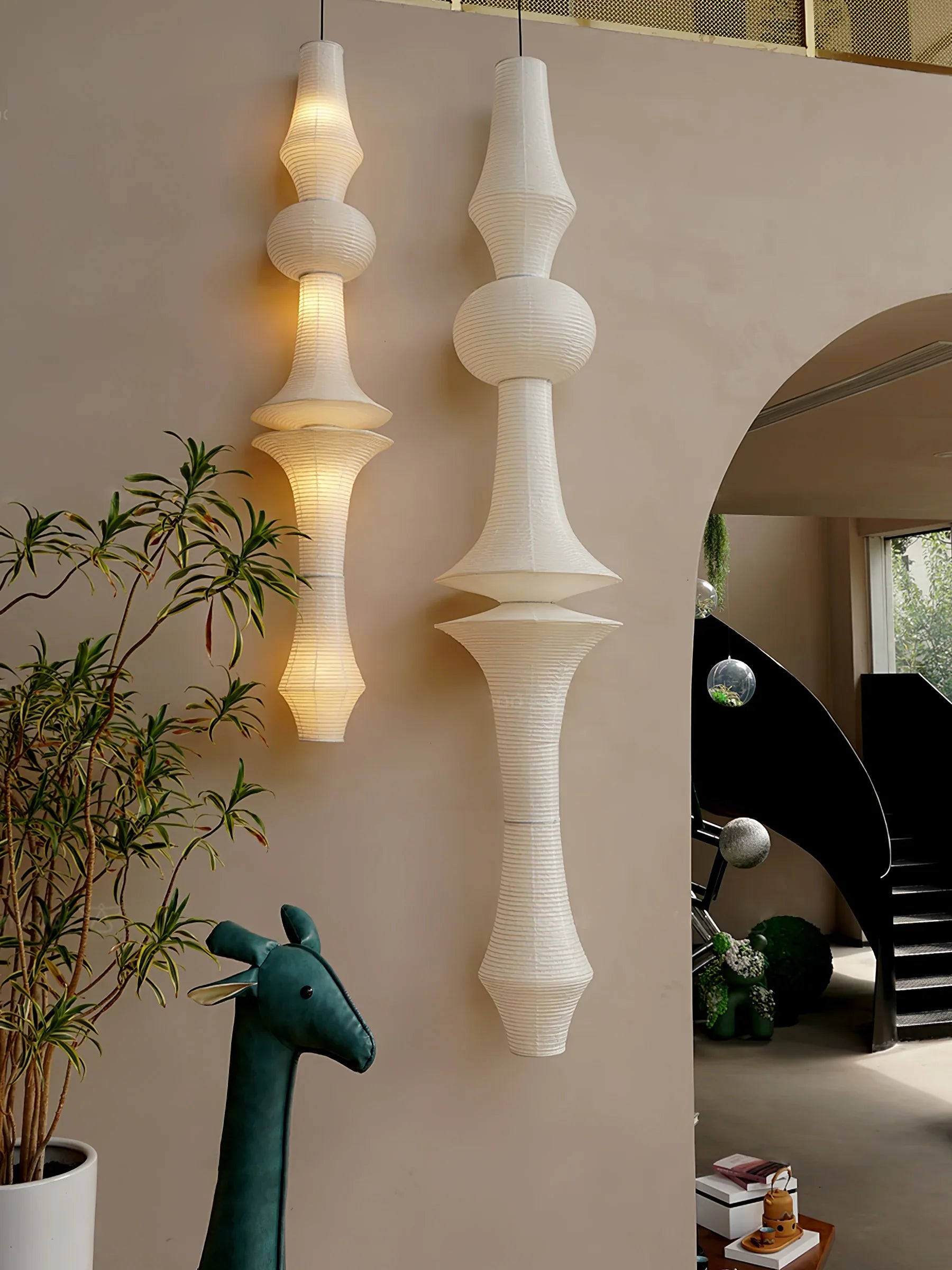 Washi Paper E Pendant Light - NexioPick