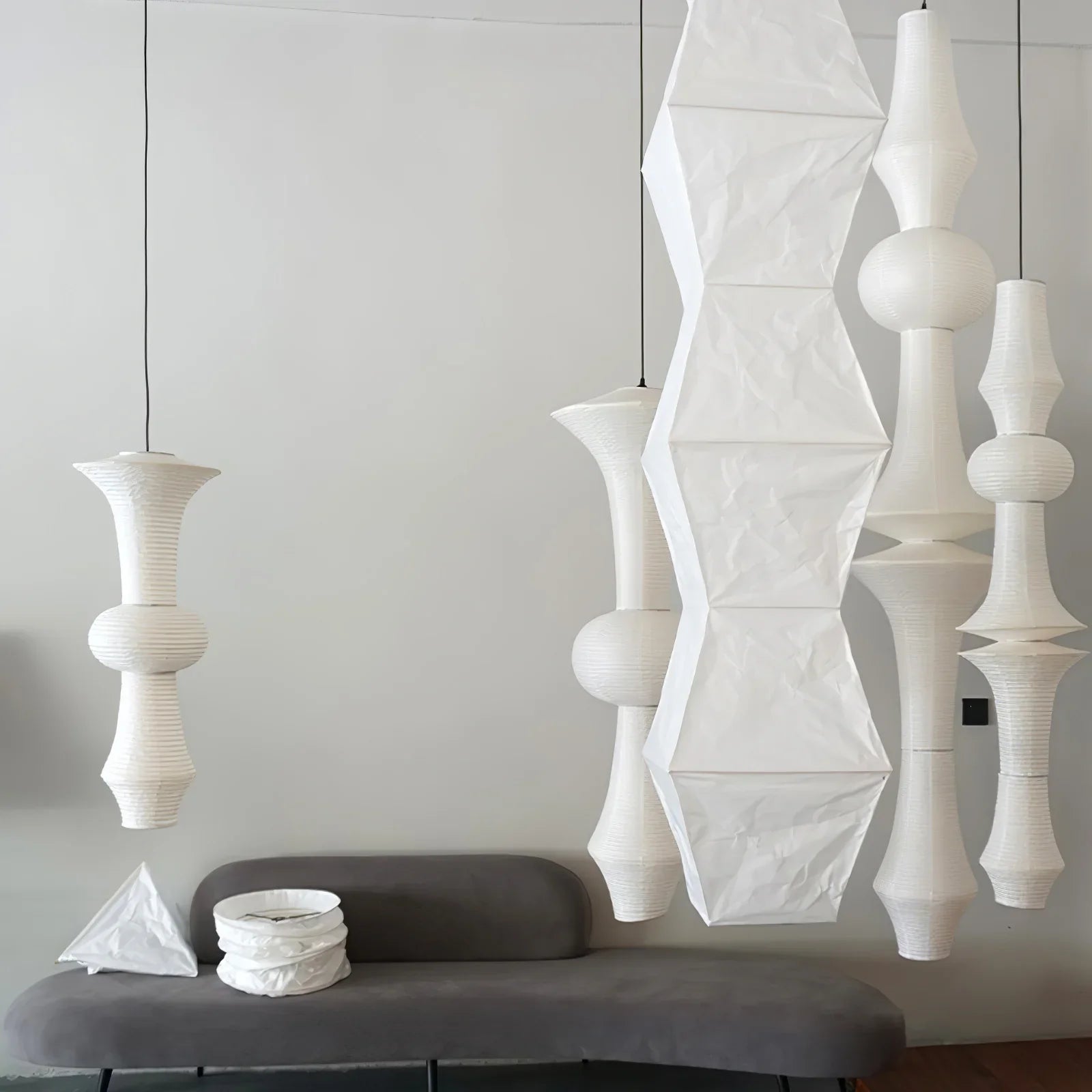 Washi Paper E Pendant Light - NexioPick