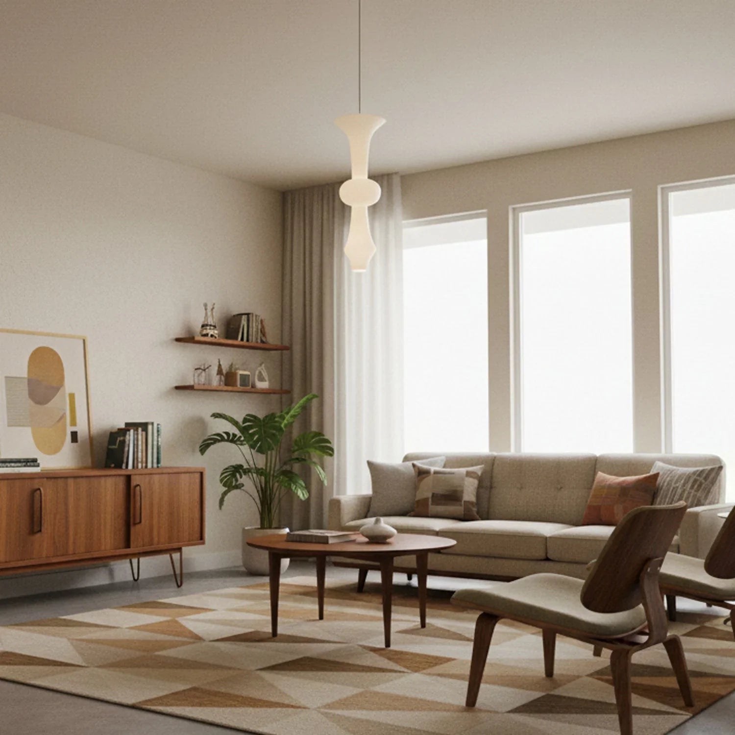 Washi Paper E Pendant Light - NexioPick