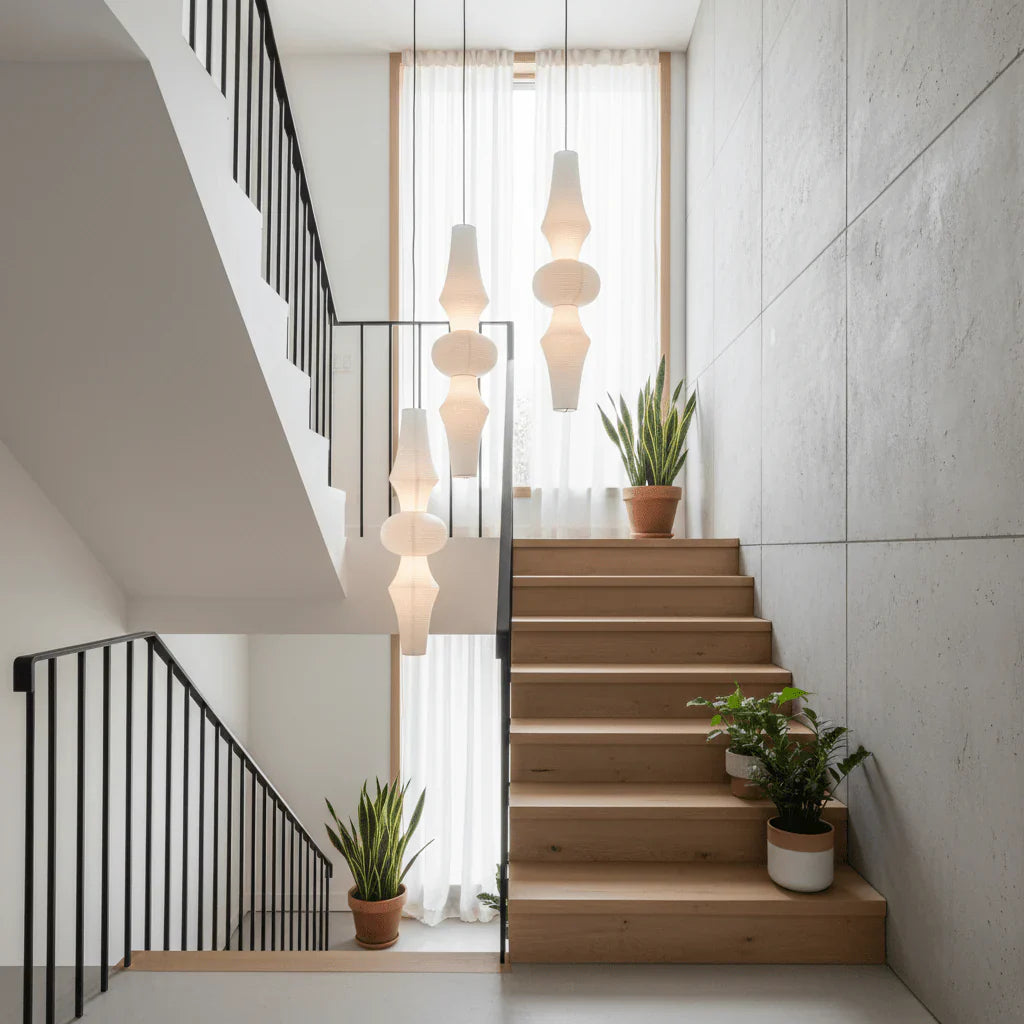 Washi Paper E Pendant Light - NexioPick