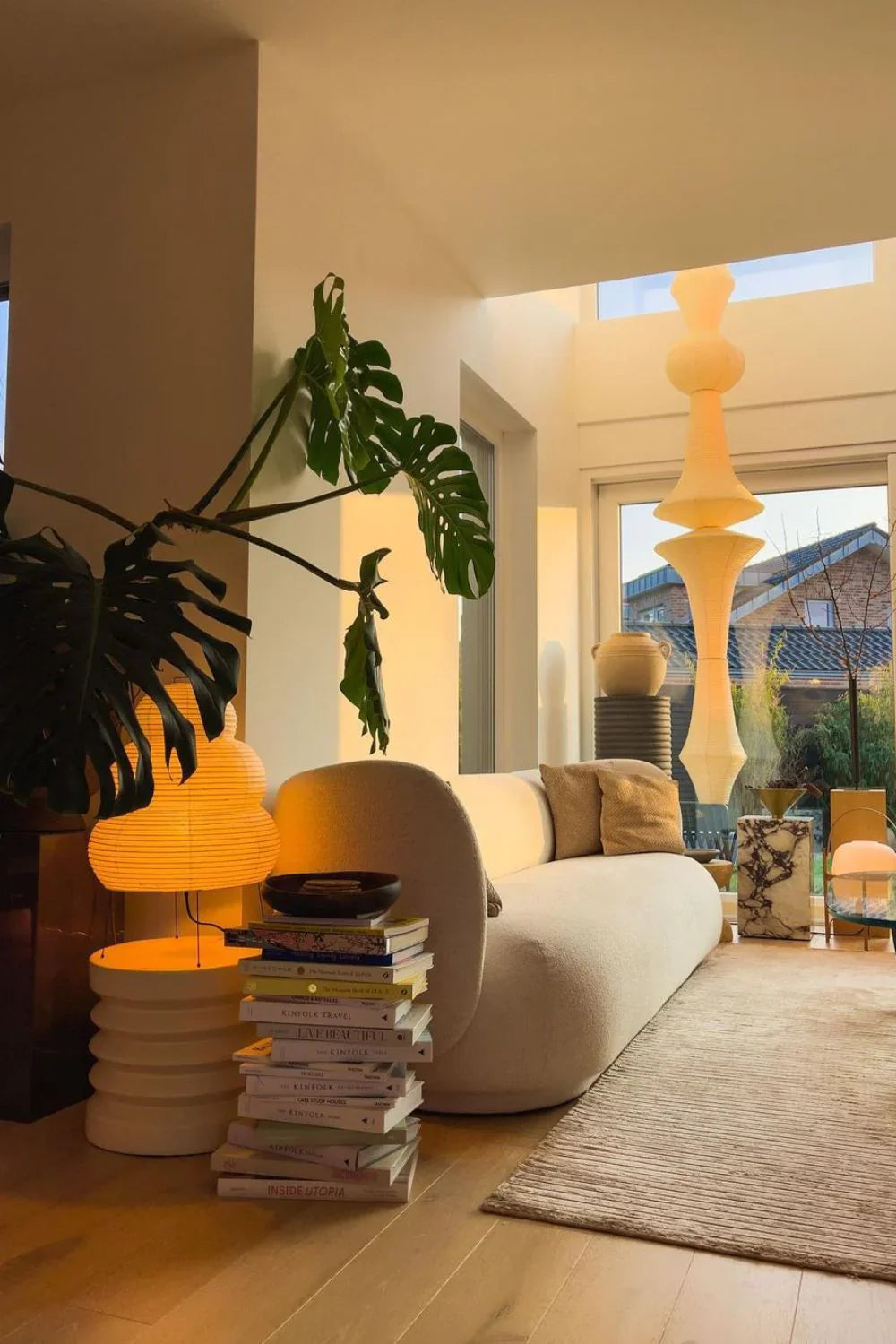 Washi Paper E Pendant Swag Light - NexioPick