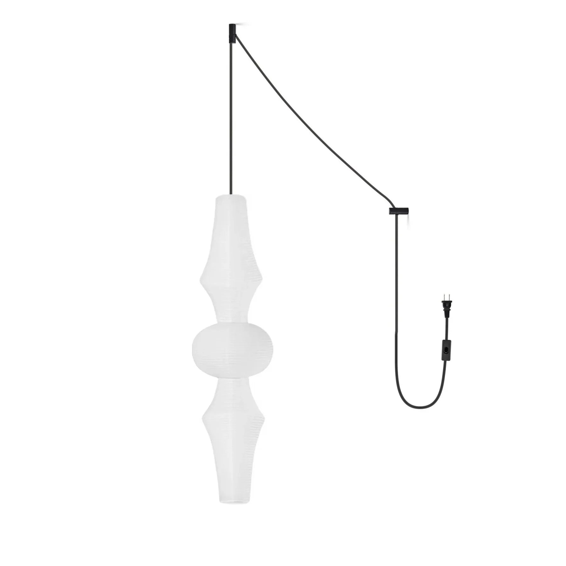 Washi Paper E Pendant Swag Light - NexioPick