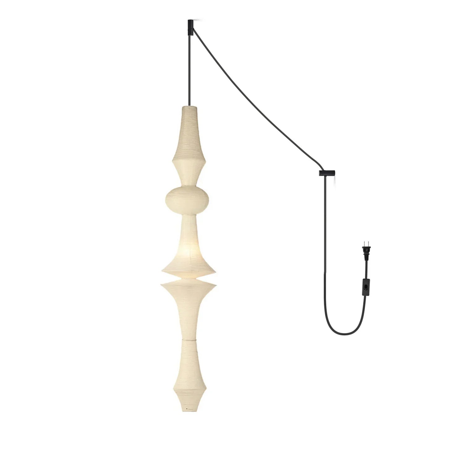 Washi Paper E Pendant Swag Light - NexioPick