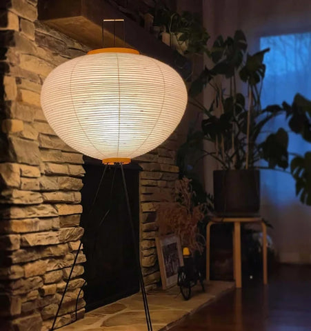 Washi Paper Floor Lamp - NexioPick