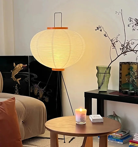 Washi Paper Floor Lamp - NexioPick
