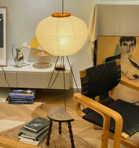 Washi Paper Floor Lamp - NexioPick