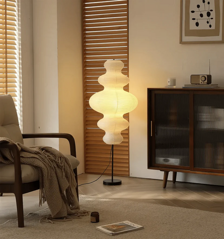 Washi Paper Juni Floor Lamp - NexioPick