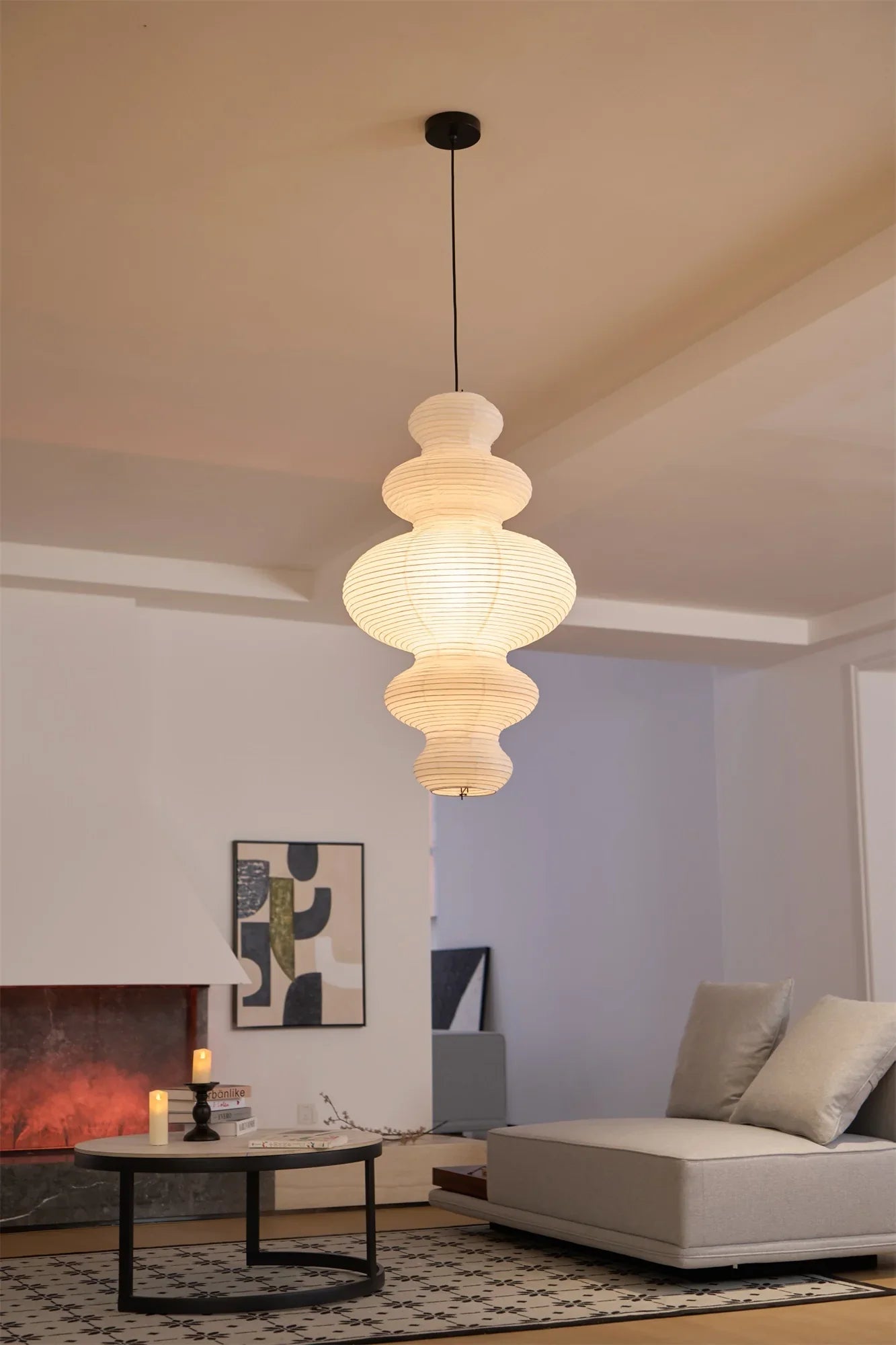 Washi Paper Juni Pendant Lamp - NexioPick