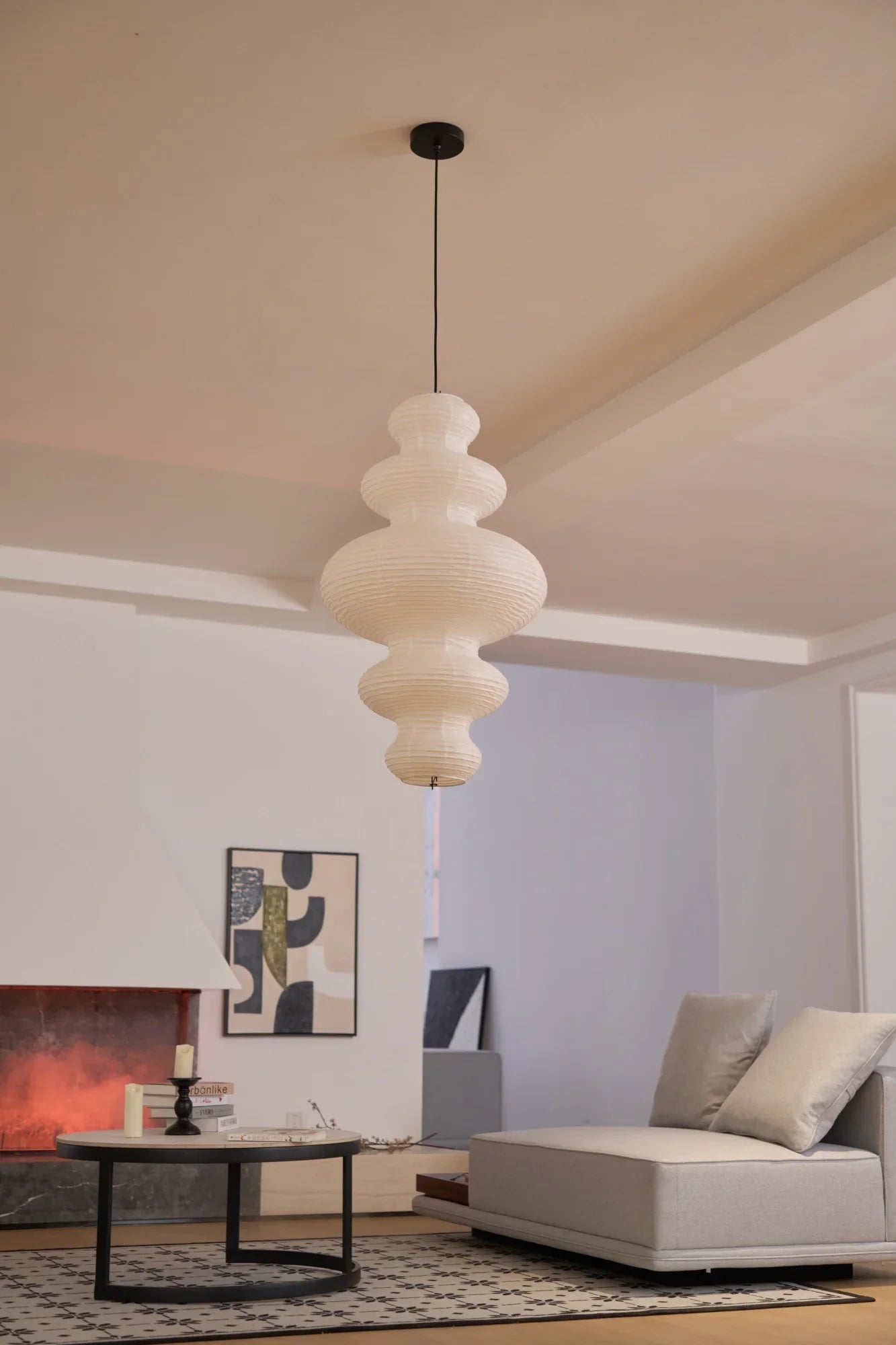 Washi Paper Juni Pendant Lamp - NexioPick