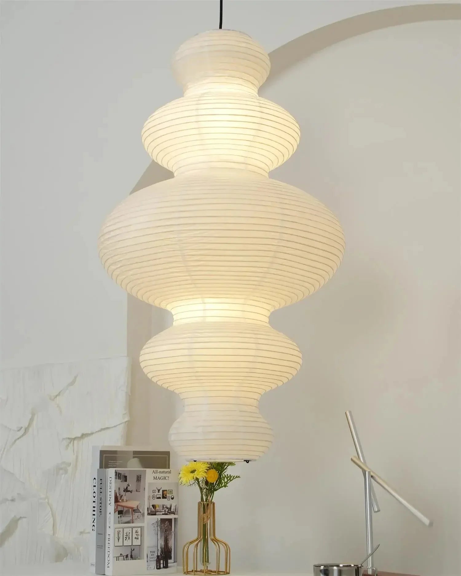 Washi Paper Juni Pendant Lamp - NexioPick