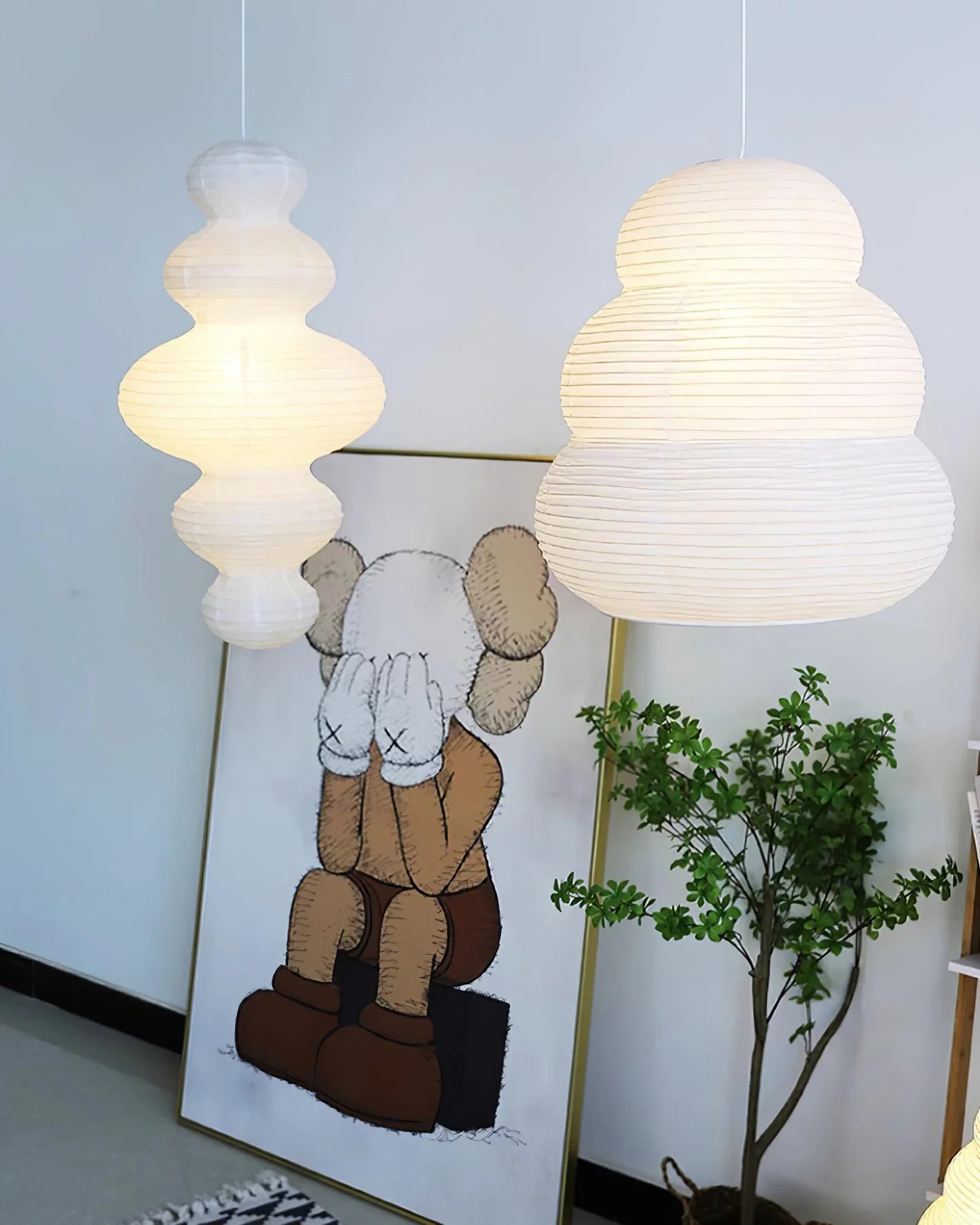 Akari Juni Pendant Swag Lamp - NexioPick