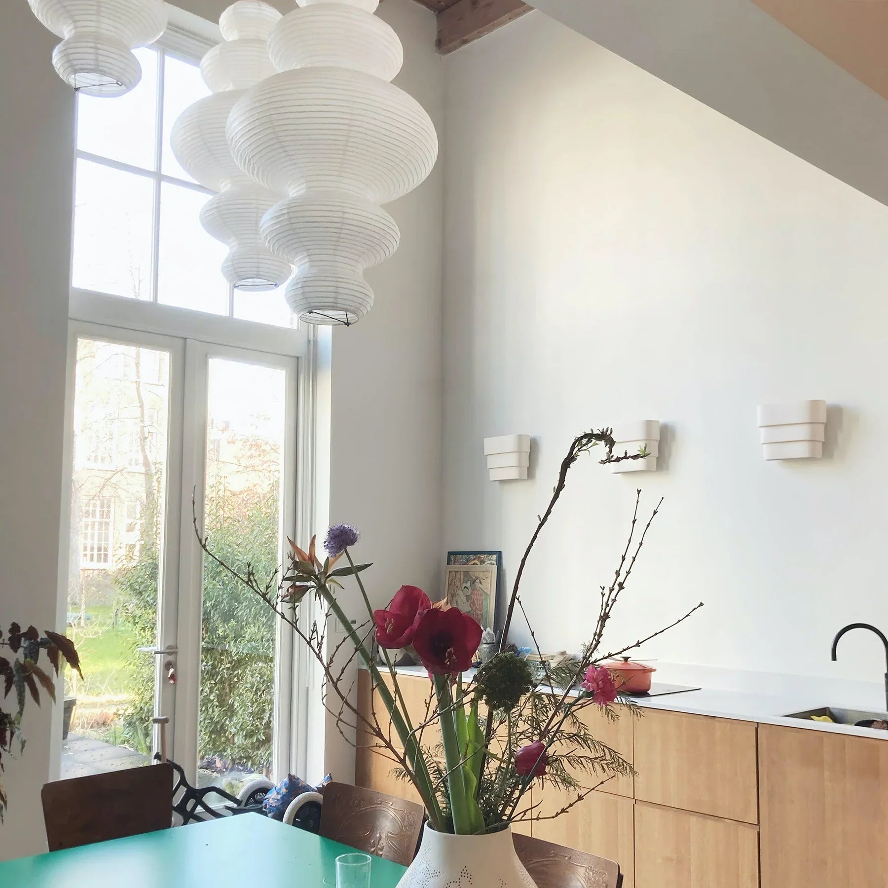 Akari Juni Pendant Swag Lamp - NexioPick