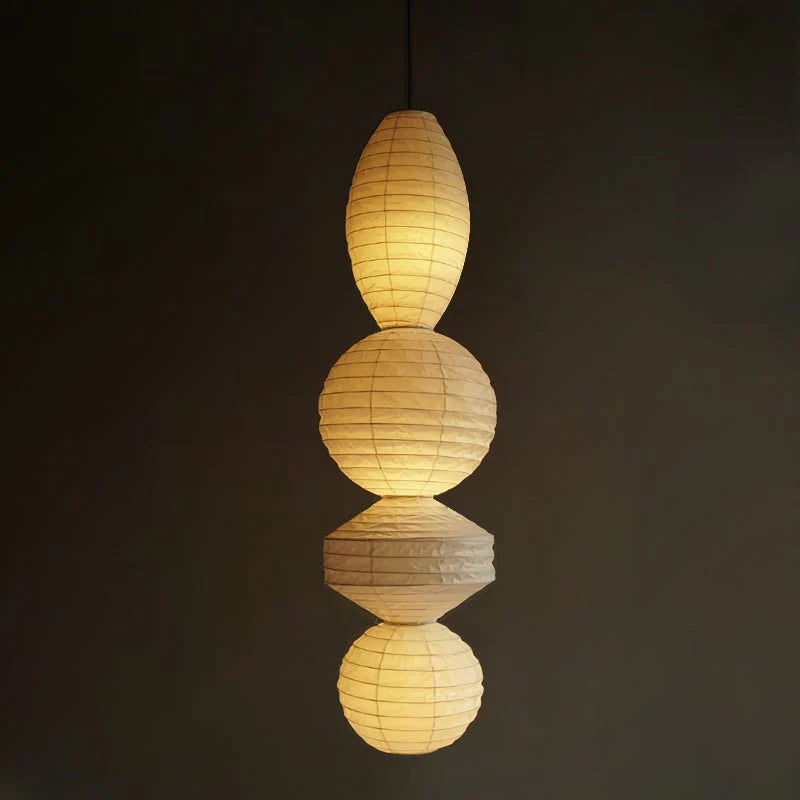 Washi Paper Tayo Pendant Swag Lamp - NexioPick