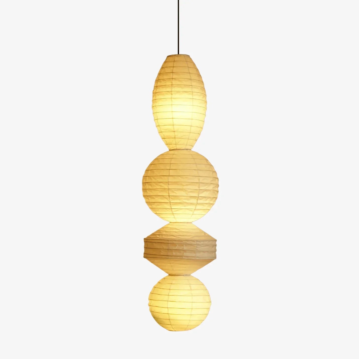 Washi Paper Tayo Pendant Swag Lamp - NexioPick