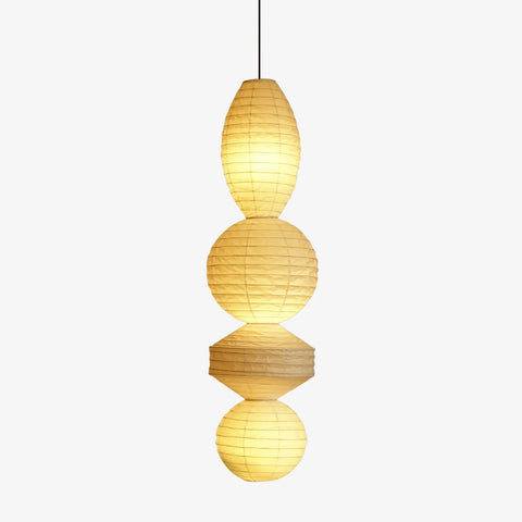 Washi Paper Tayo Pendant Swag Lamp - NexioPick