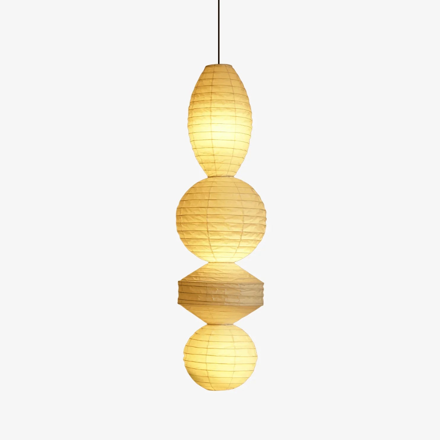 Washi Paper Tayo Pendant Swag Lamp - NexioPick