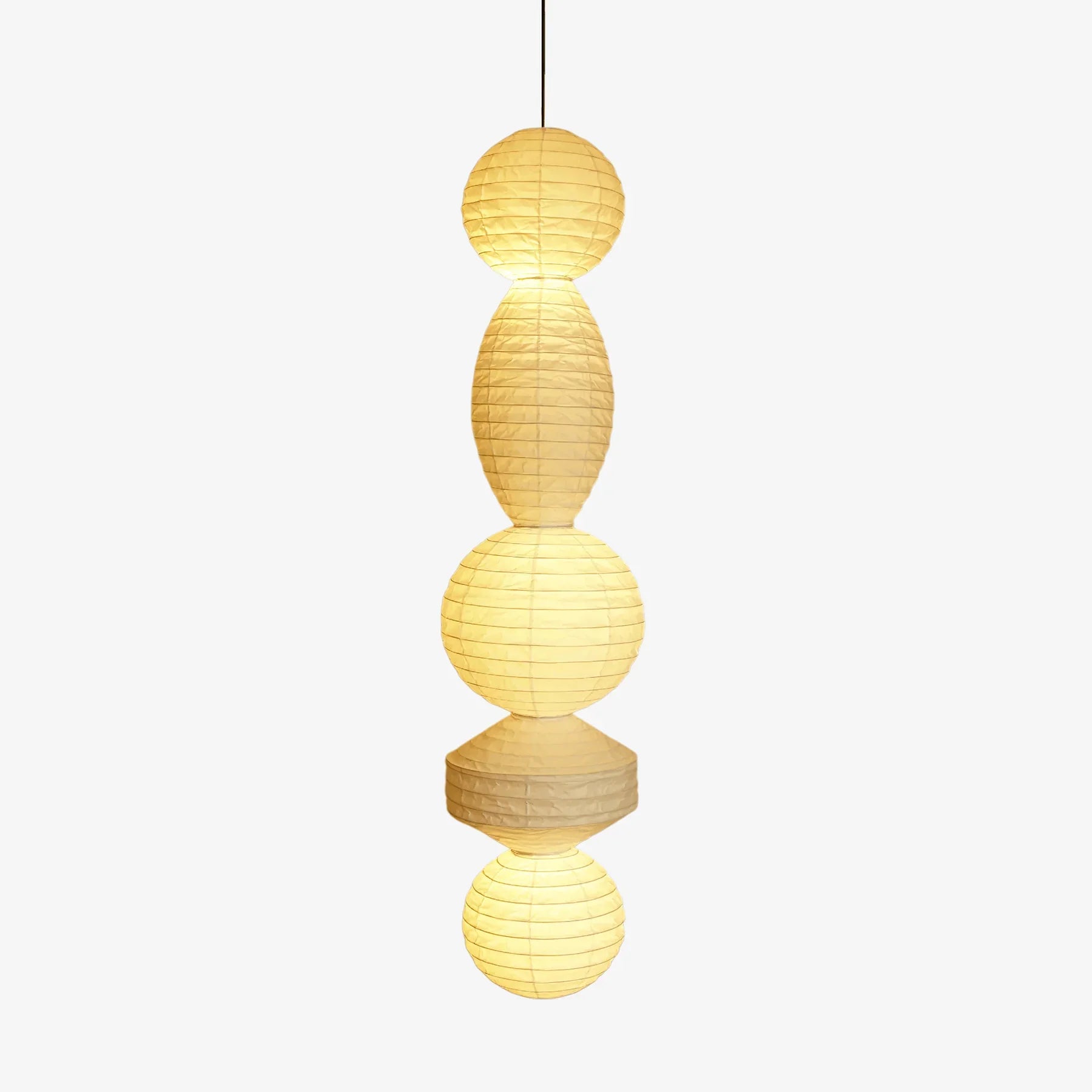 Washi Paper Tayo Pendant Swag Lamp - NexioPick