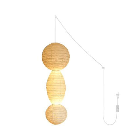 Washi Paper Tayo Pendant Swag Lamp - NexioPick
