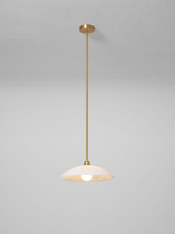 Alabaster Dome Pendant Lamp