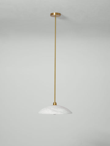 Alabaster Dome Pendant Lamp