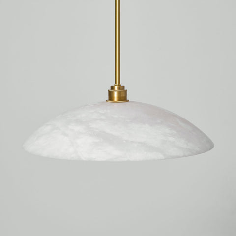 Alabaster Dome Pendant Lamp